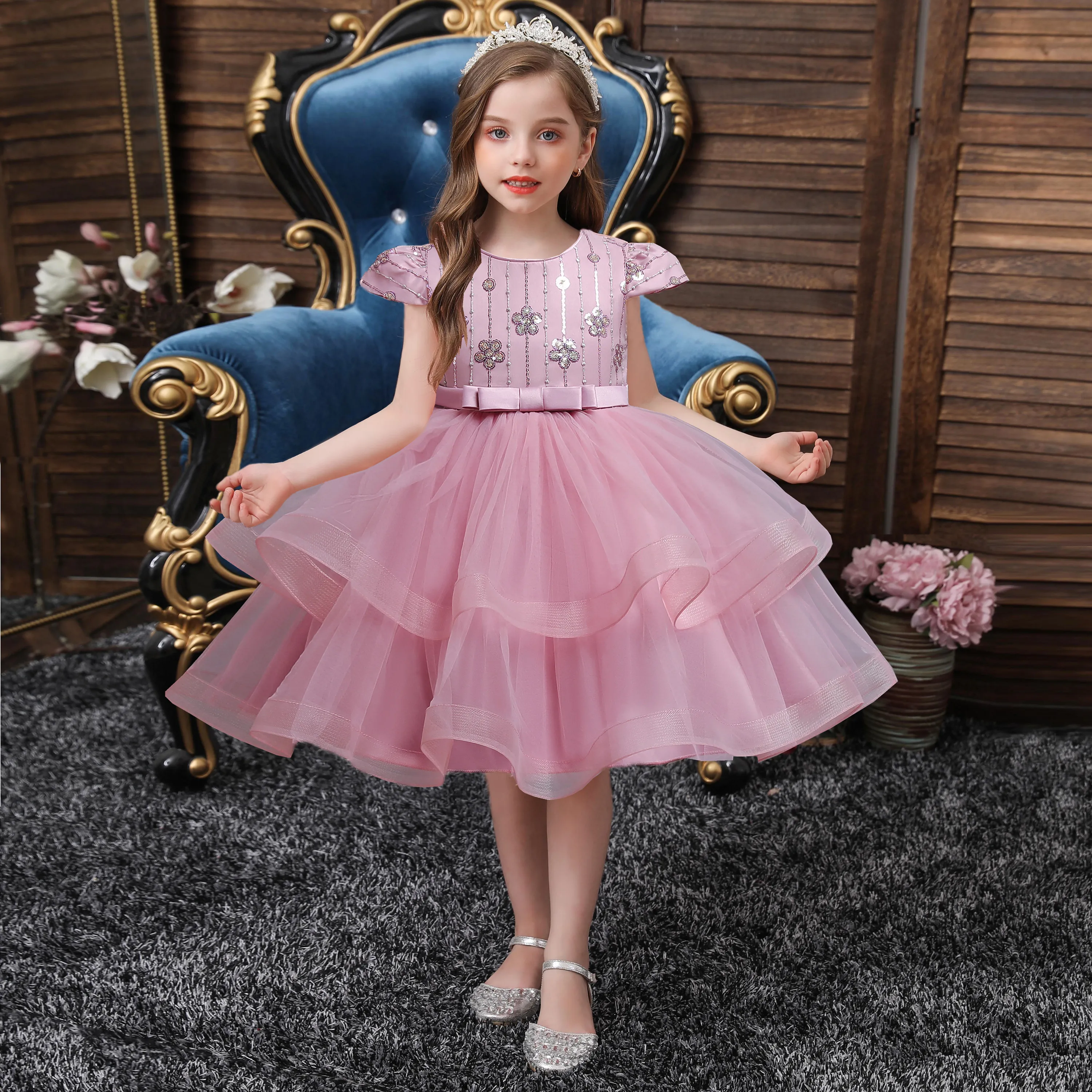 Girl's Dresses 10 Years Old Baby Girl Dress Birthady Party Princess Dress  Kids Everyday Casual Dress AwsomU | 3-10 Years Kids Girls Long Sleeve  Sequins Princess Tutu Dress Party Dresses 