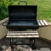 Oven with wooden frame