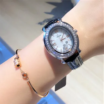 Luxury Crystal Diamond Analog Women display picture 3