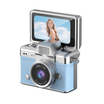 LK-027 Thumb Camera - Flip Screen Mini Camera - Student's Digital Vintage CCD High-Definition Portable Camera detail image