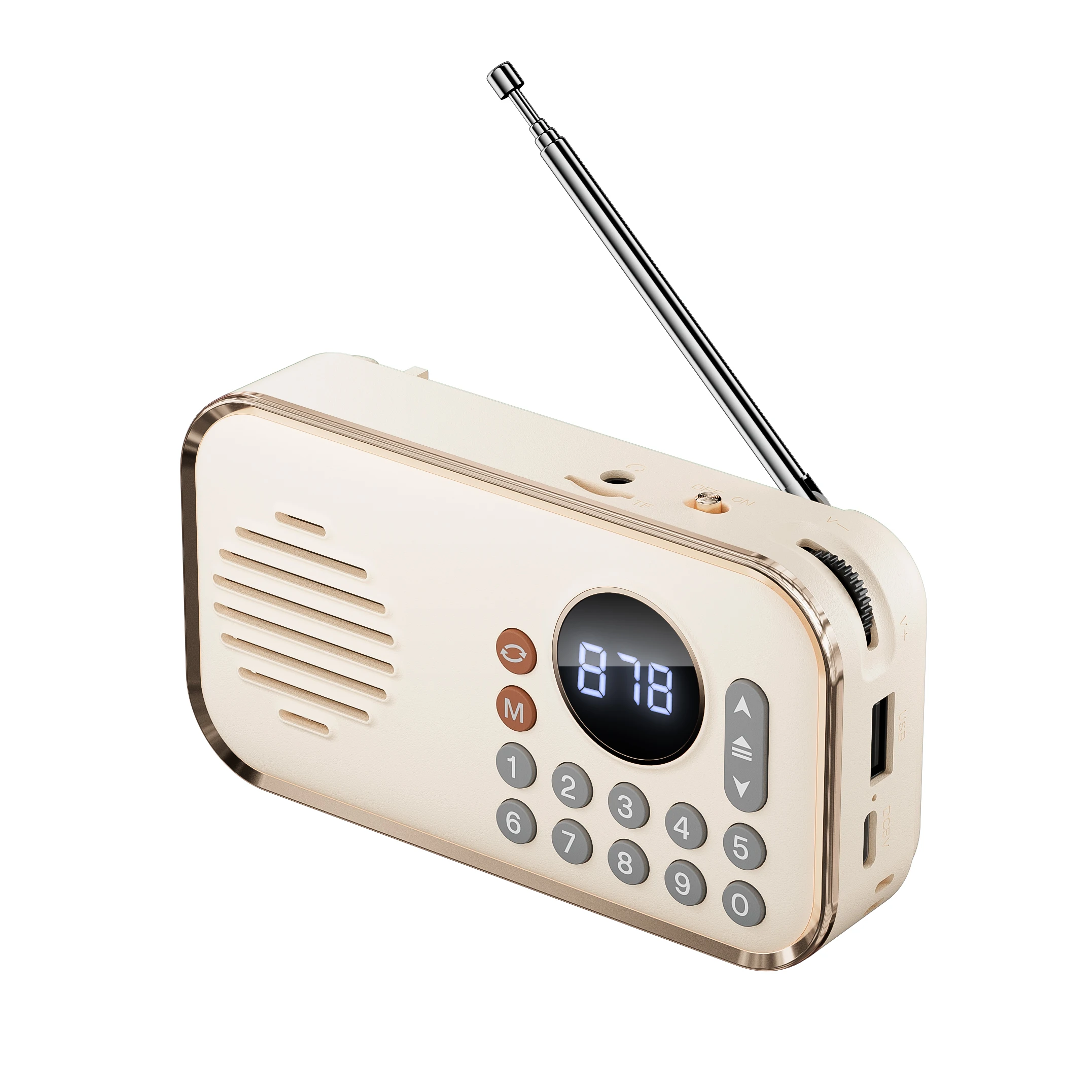 P35 Mini Radio Receiver Bluetooth Wireless Speakers Digital FM Radio for PC Phone Bluetooth Speaker Radio