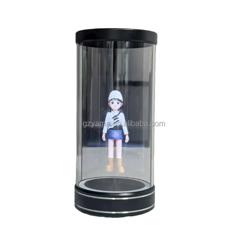 Digital Signage and Displays - Ai Digital Human 3D Hologram Anime Box
