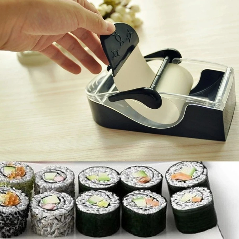 Kitchen Sushi Maker Roller Practical Fast DIY Roll Machine Gadgets Maker  Roller