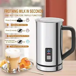3 In 1 500ml Big Capacity Automatic Electric Milk Frother Soft Foam Warmer Coffee Espresso Cappuccino 3 Function Milk Frother