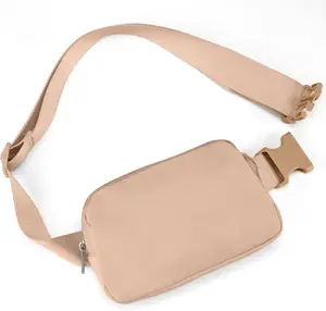 Eastshine Trendy Cute Crossbody Waist Bag Solid Color Zipper Closure for Women and Men