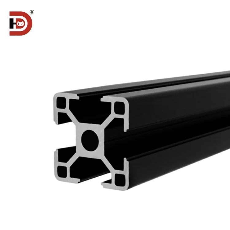 product industrial extruded aluminum profile 3030c oxidized black aluminum profile 3030 fish tank aluminum alloy profile-4