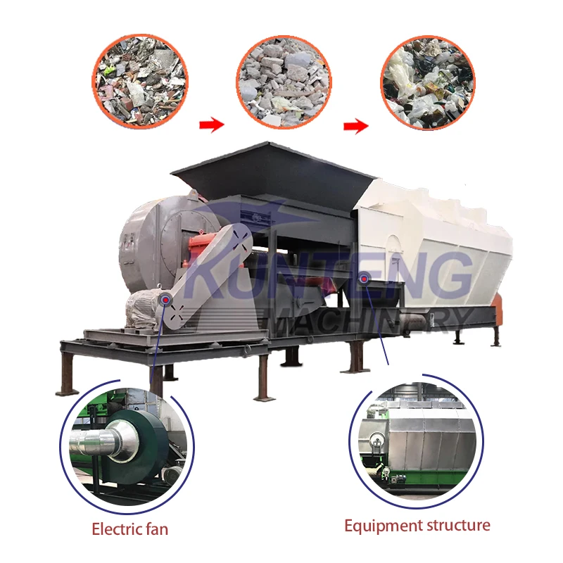 Garbage Air Separator Machine Construction Waste Sorting Equipment ...