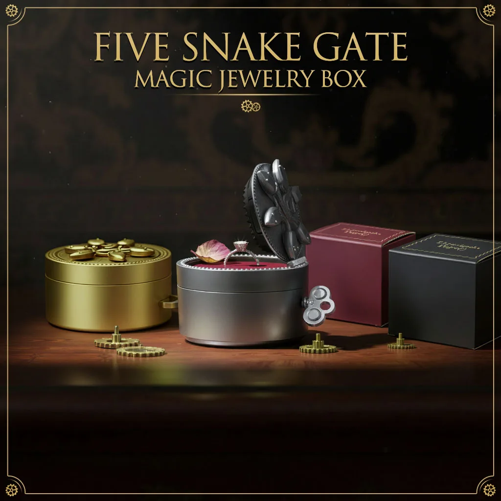 Alchemist Laboratory Mechanical Mystery Box Secret Compartment