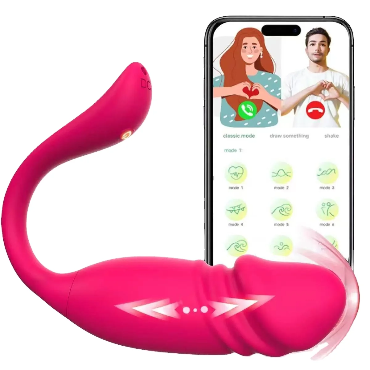 pure pleasure sex toys Realistic Thrusting Dildo | 9-Mode G-Spot Vibrator