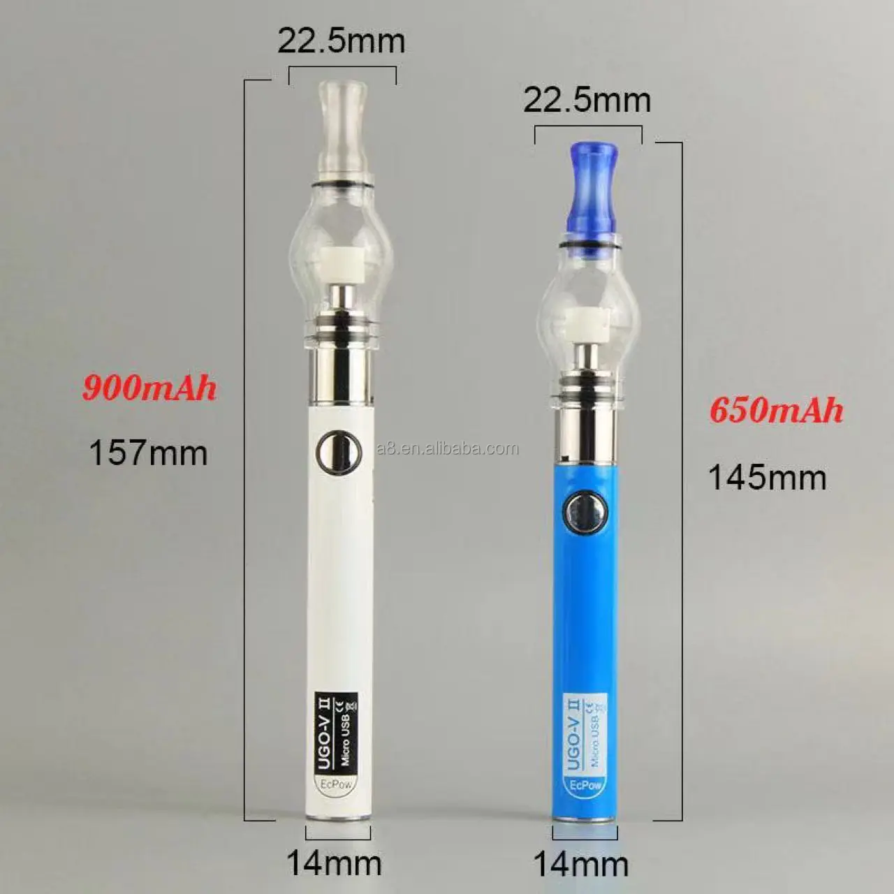 Самое популярное Новое поступление 5 видов цветов 650 мАч электронная сигарета CBD vape ручка с индивидуальная упаковка