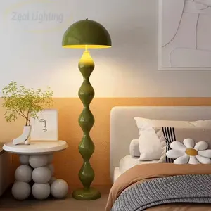 Retro Mushroom Decorative Light Nordic Simple Sofa Corner Floor Standing Lamp for Living Room Decor