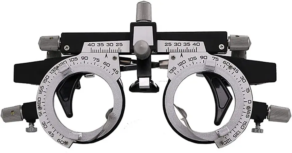 Rightway Brand High Quality Optical Optic Trial Lens Frame Eye Optometry Optician Cylinder Axis Adjustable Temple Length