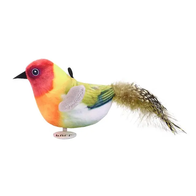 Wholesale Pet Toys  Artificial bird  Turntable Interactive Toy