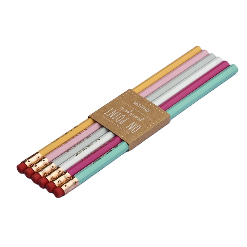 Вдохновляющие Графитовые карандаши, подарочный набор, забавные высказывания, корпоративные рекламные подарочные изделия, индивидуальный набор карандашей