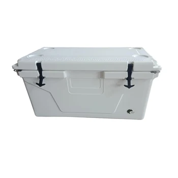 110Q Large-capacity white rotomolded  Cooler Box with wheels for camping picnic and fishing