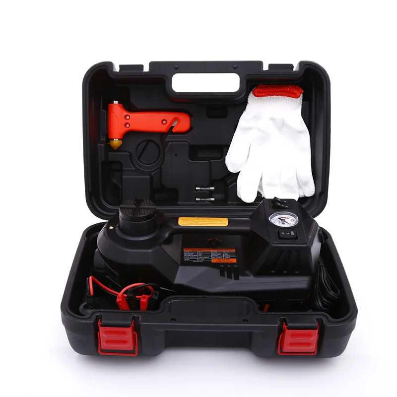 Прямая Продажа с фабрики 3 в 1 5 тонн 12 В портативный Электрический гидравлический домкрат электрическим воздушным насосом