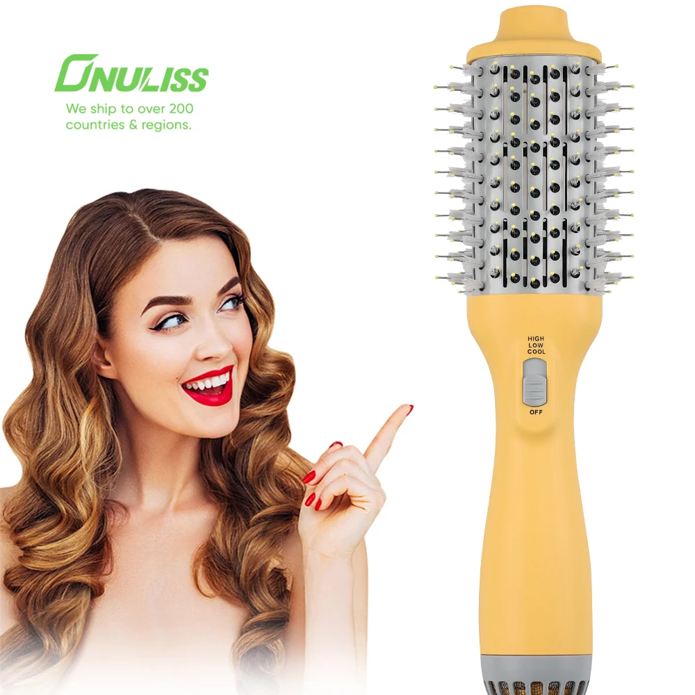 Professional Salon Hot Air Brush Hair Dryer Blow Brush in Hair Dryer  and Styler Volumizer