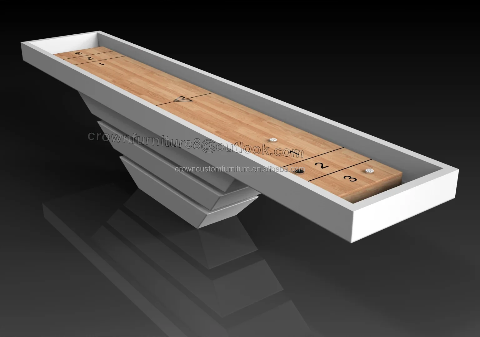 12 Ft Top Quality Solid Wood Shuffleboard Table Buy Mini Shuffleboard Table top Quality Solid