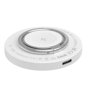 Wireless mini magnetic charging 3 in 1 multi function magnetic wireless charger stand for iphone iwatch airpods 15w
