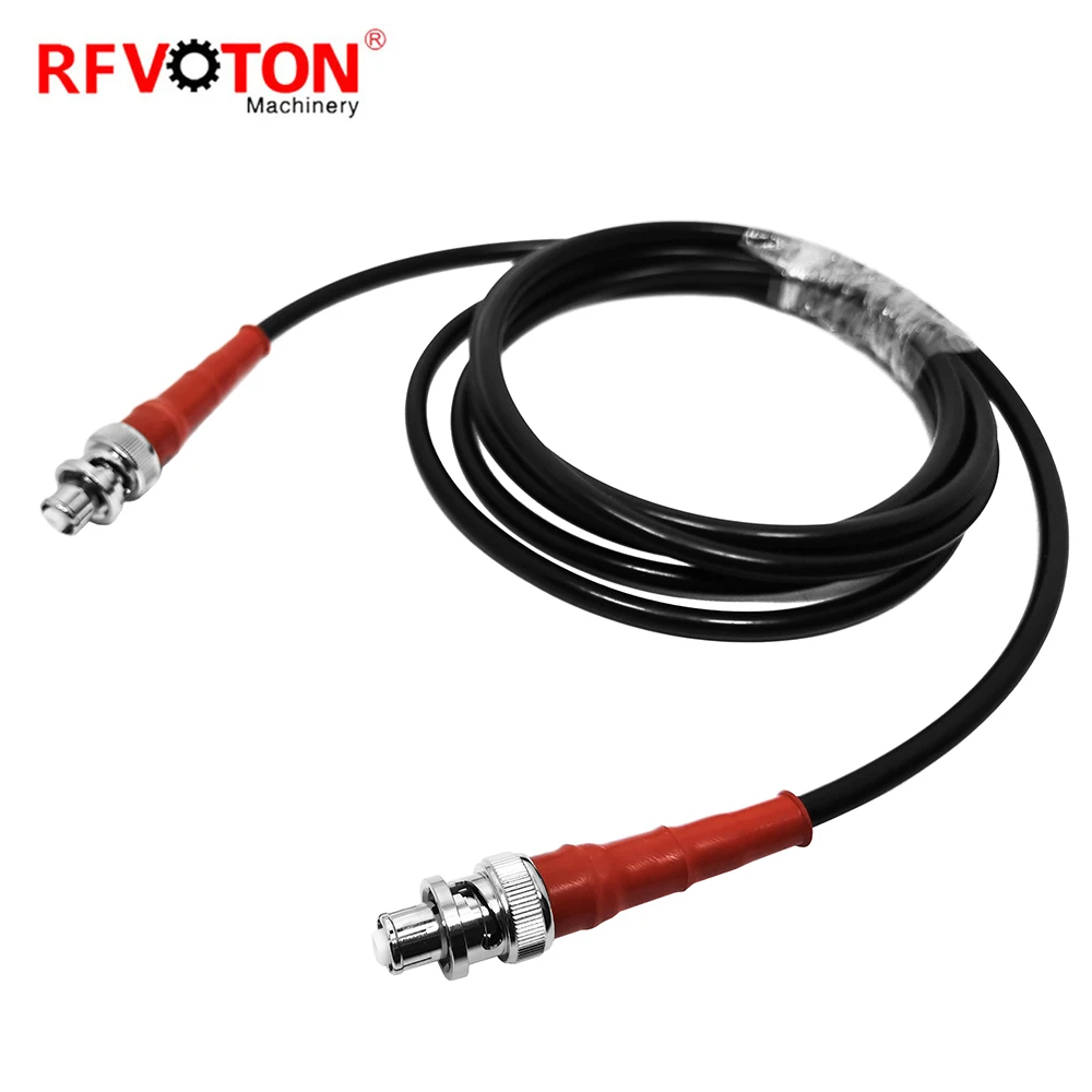 Werkslieferung SHV-Stecker männlich zu SHV-Stecker männlich, Hochspannung für RG58-Kabel, 5 kV / 5000 V, HF-Koaxial-(HF-)Koaxial-Übergangskabelbaugruppe, Pigtail