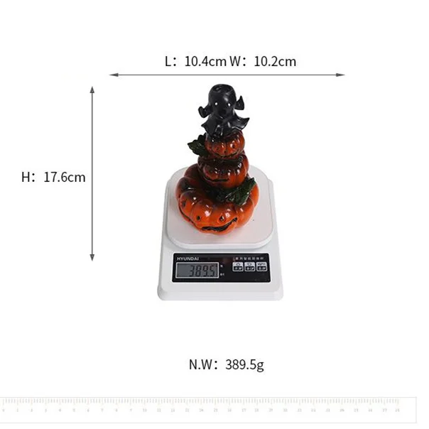 product fenn halloween ghost festival backflow incense burner gift ceramic pumpkin waterfall backflow incense burner party decoration-56