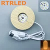 8cm-Warm Light-Natural Wood Color