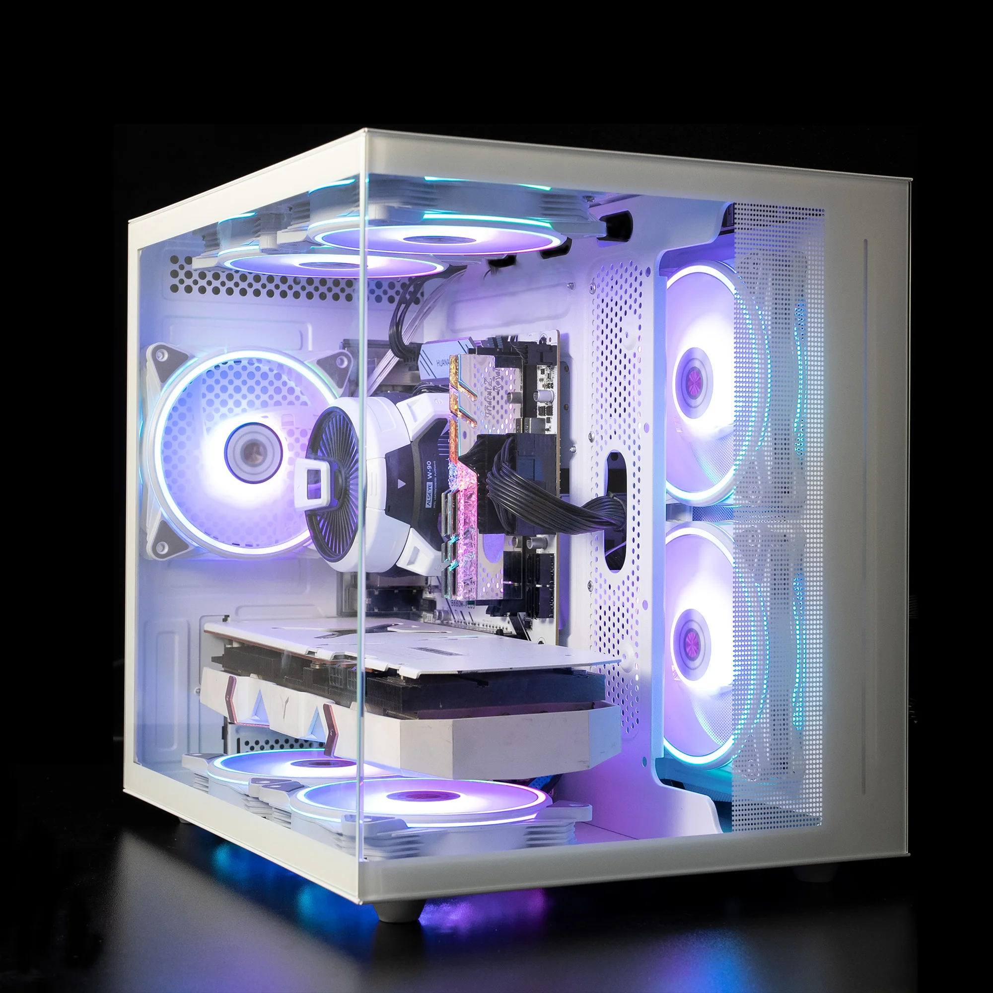 Alseye Pc Case Micro Atx Case Tempered Glass Gaming Computer Case - Buy ...