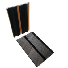 Sustainable UV-Resistant Waterproof Fluted WPC Wall Panels Composite Cladding for Construction Decoration