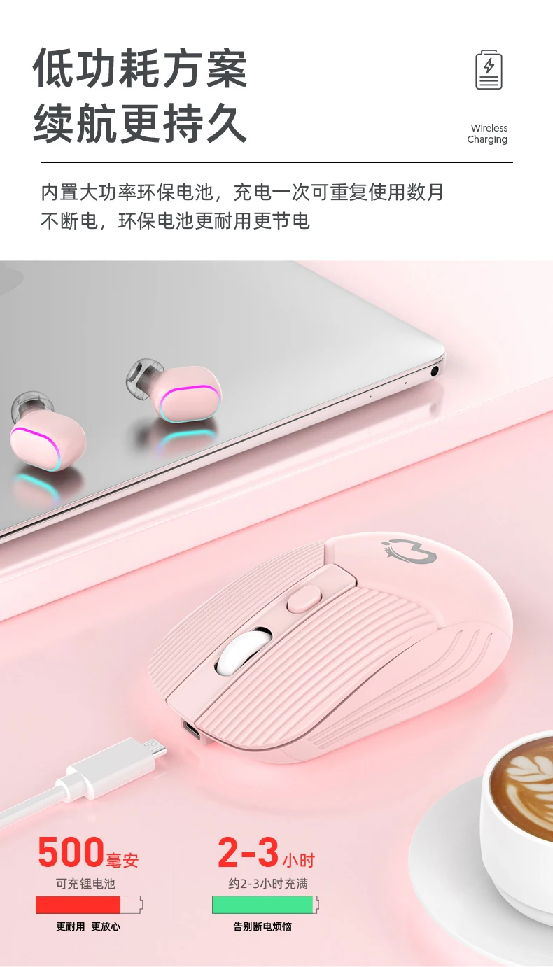 Factory USB wireless2.4G Office Mouse Colorful  Mouse new model with color packinghigh quality mouse laptop computer accessories