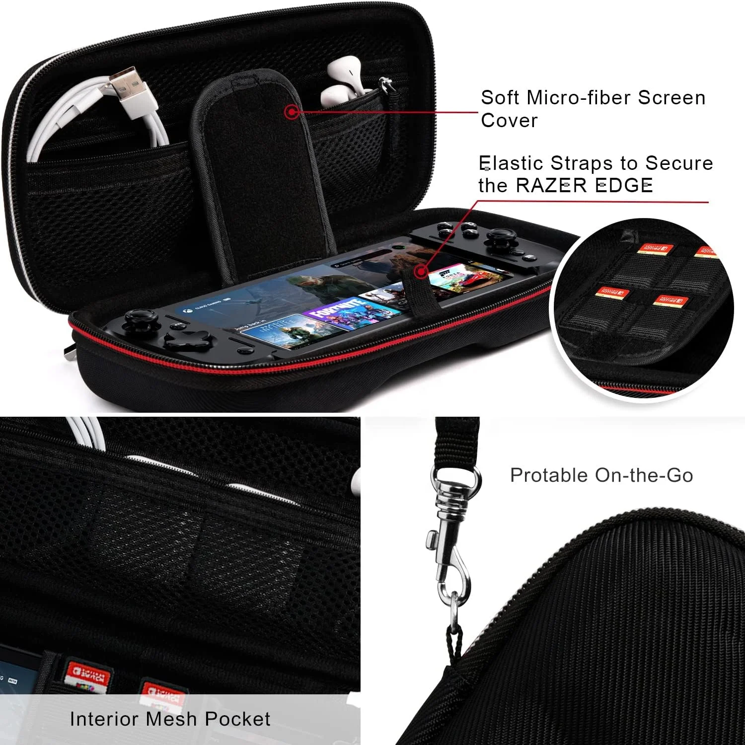 Custom EVA Case for Razer Edge Gaming Tablet & Accessories