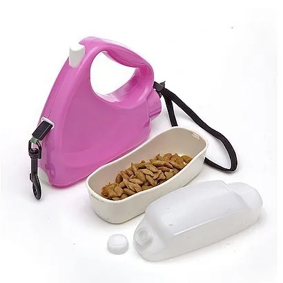 Multifunction Retractable Dog Leash with Water Bottle Bowl Waste Bag Dispenser for Outdoor Walking Traction Rope Pet Accessories