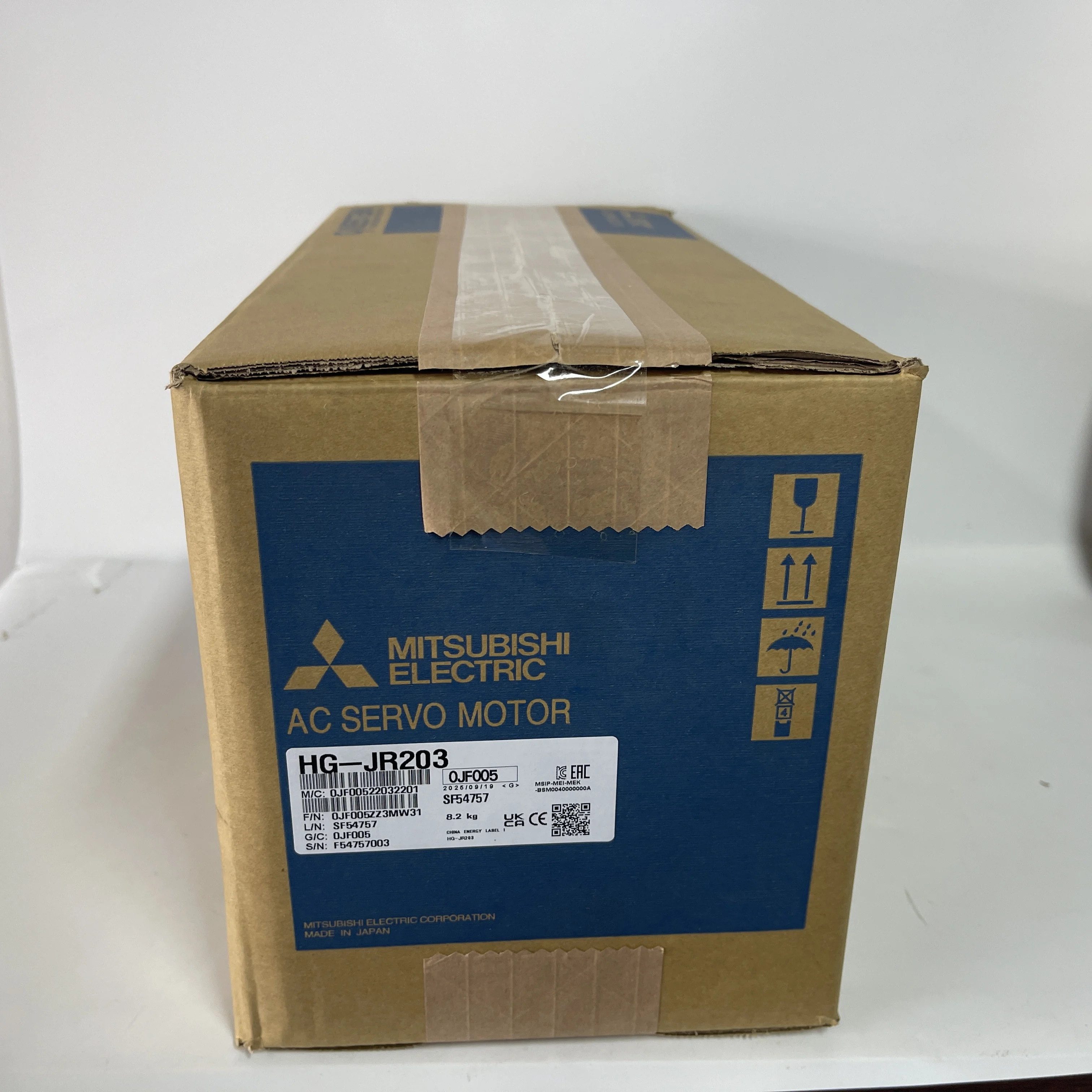 MITSUBISHI AC SERVO MOTOR HG-JR203 MITSUBISHI AC SERVO MOTOR HG-JR203