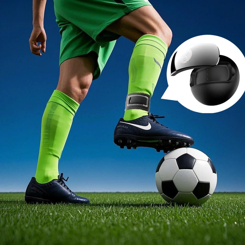 Smart Football tracker Bluetooth Ankle Soccer Tracker AI-Powered Motion Analysis Device for Precision Training