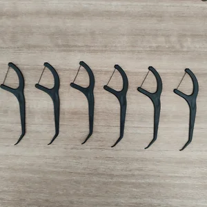 Daily Care New Oral Clean Floss Pick Vegan Bamboo Dental Flosser Organic Interspace Clean Dental Flosser Eco-friendly Toothpick