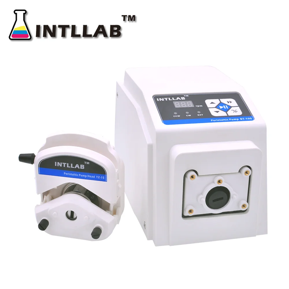 INTLLAB Peristaltic Pump with Step Motor 110240V, High Accuracy