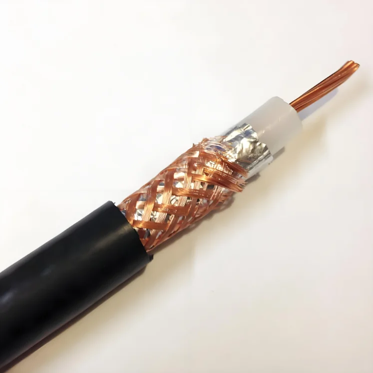 Factory direct sale pure copper core SYWV75-7 main line outdoor 75-9 cable TV cable coaxial cable  HD