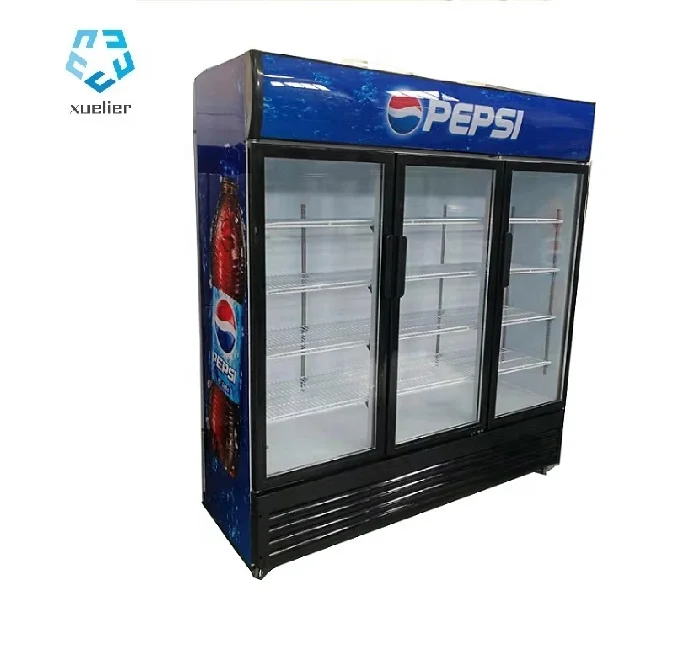 Double door 2024 pepsi fridge