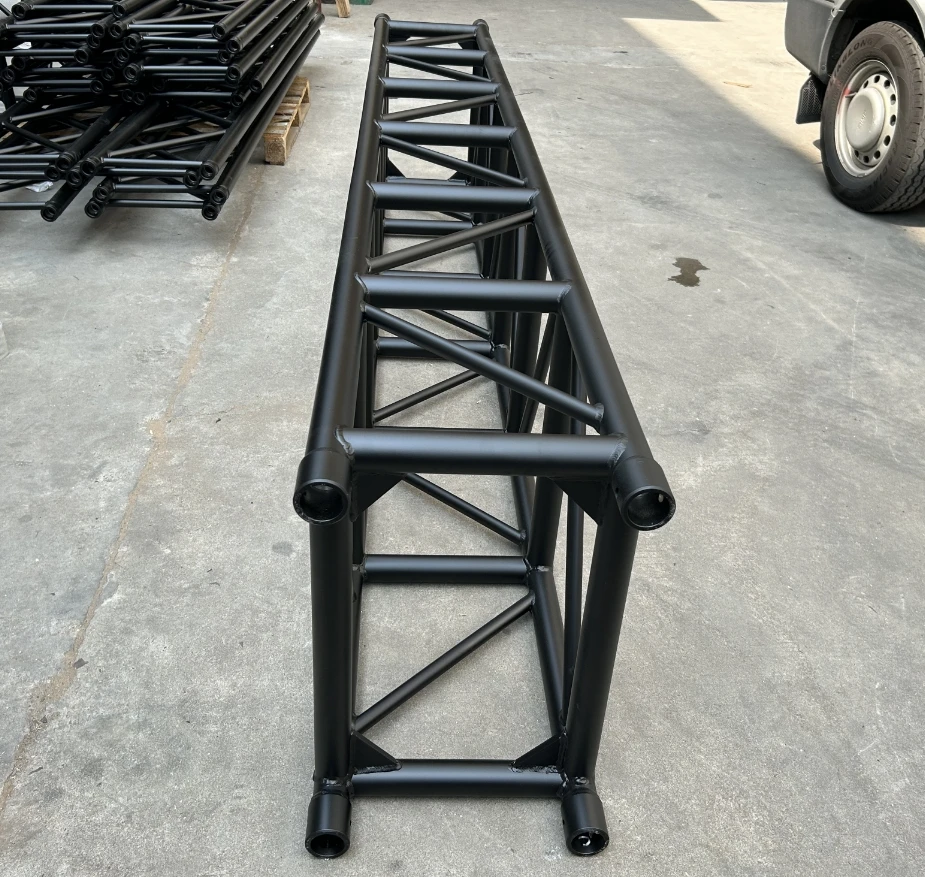 Heavy Duty Aluminum Truss Spigot Lighting Truss for  Outdoor Event Concert DJ Club Matte Black factory