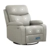 Gray electric massage reclined with shake-one key adjustment