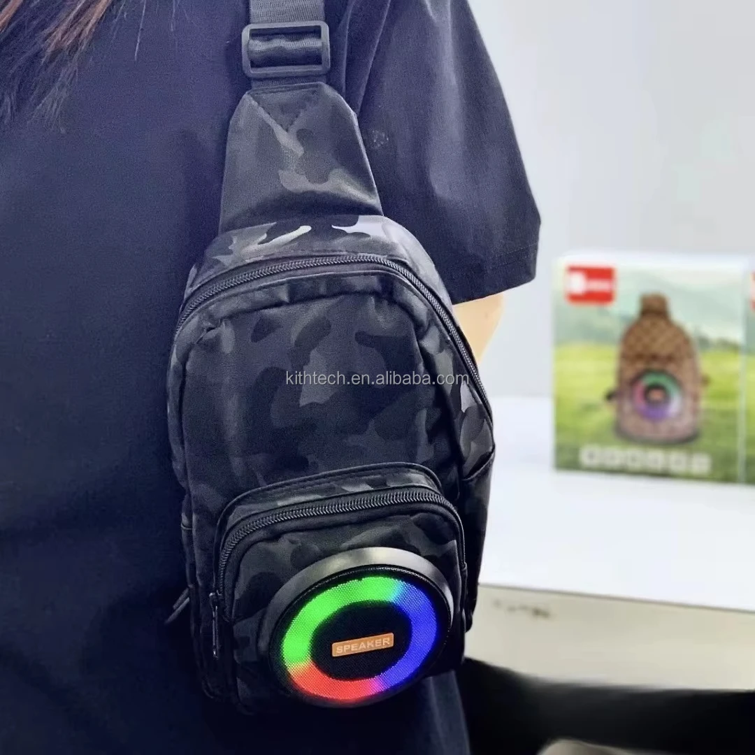 Buy CH-M802 Cheap Travel BT Crossbody Chest Pack Bag Speaker for