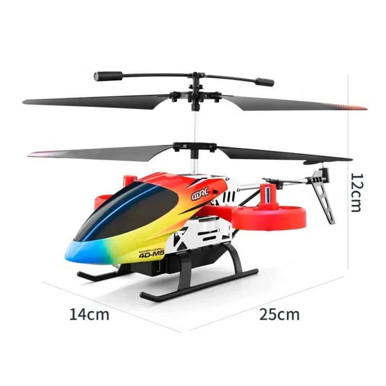 4DRC M5 Radio Control 3.5Channel RC Helicopter Large Alloy Aerial Aircraft Fall Resistance Helicopter Toys