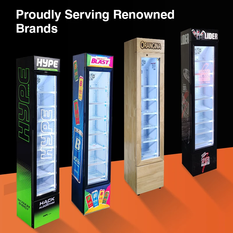 Meisda SC105B 105L Soft Cold Drink Display Refrigerator Upright Display Fridge