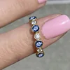 Yellow gold + blue stone