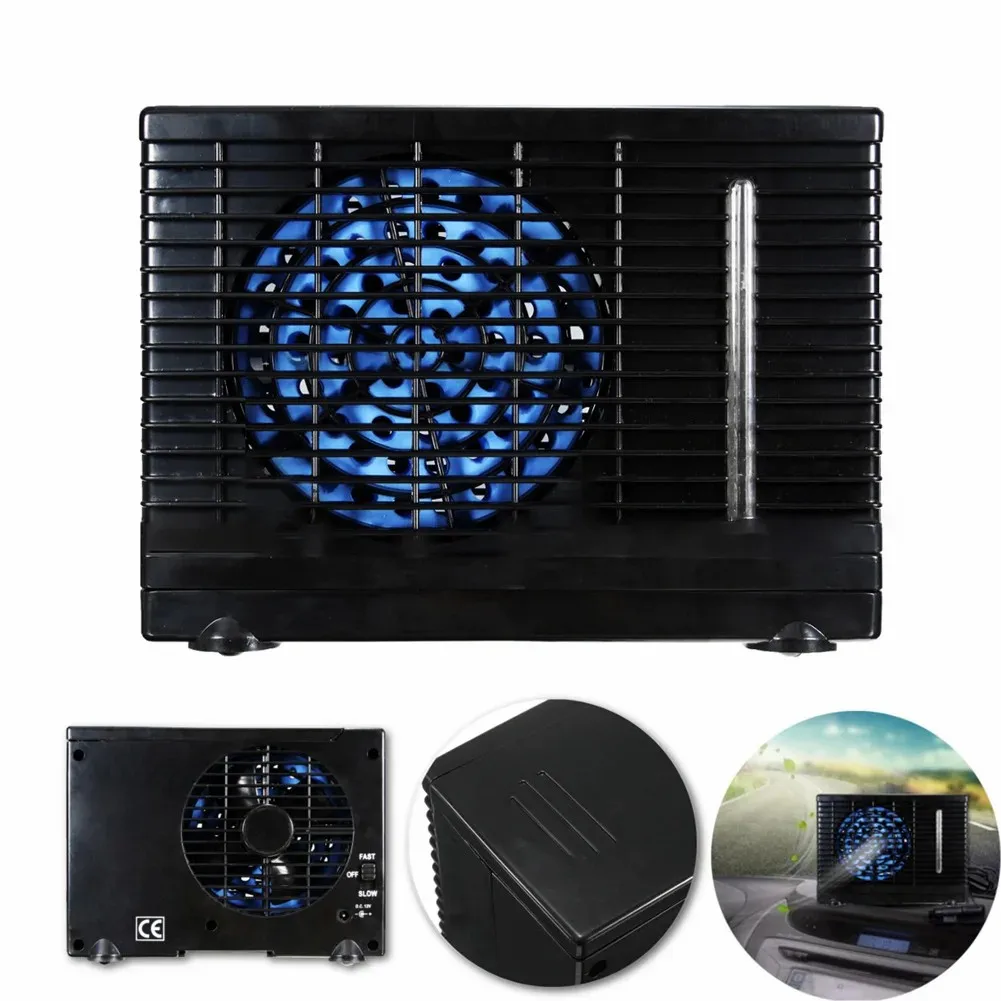 60w Adjustable 12v Car Air Conditioner Cooler Cooling Fan Water Ice