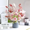 Pink combination hydrangea plastic vase