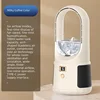 Panda leafless humidifying fan-coffee color