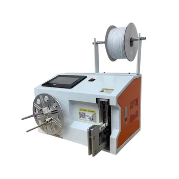 Fully automatic wire winding and tying machine touch screen semi-automatic wire winding and tying integrated data cable