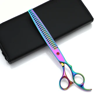 8.0 Inch Pet Grooming Scissors Sparse Color Tool Scissors Made of Stainless Steel