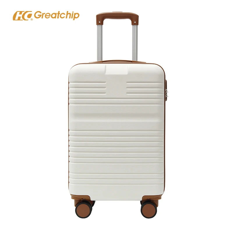 Modern City Line Design Waterproof ABS Luggage 3-Piece Set Durable