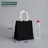 Black tote bag-style a6